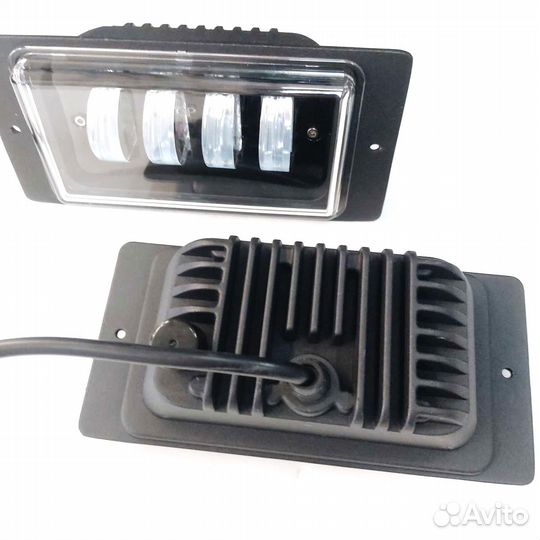 Птф ваз 2110-12, 2113-15 LED 4 линзы желез. корпус