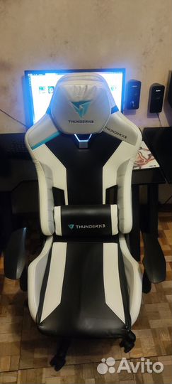 ThunderX3 TC3 Arctic White геймерское кресло