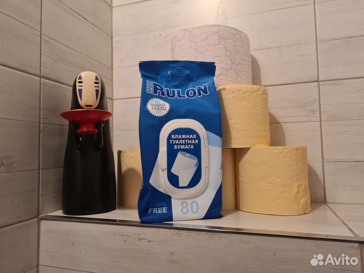 Влажная туалетная бумага MON rulon 80 шт