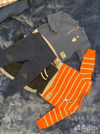 Пакет фирменных вещей на мальчика 74-80