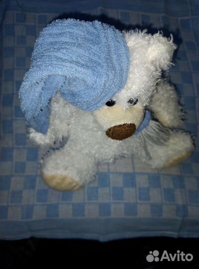 Мишка Тедди в пледе