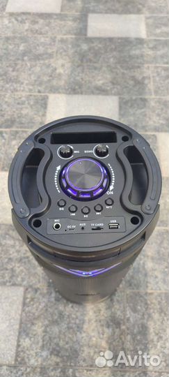 Блютуз колонка с караоке большая