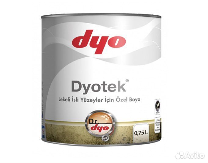Краска против пятен и копоти Dyo Dyotek 0,75l бел