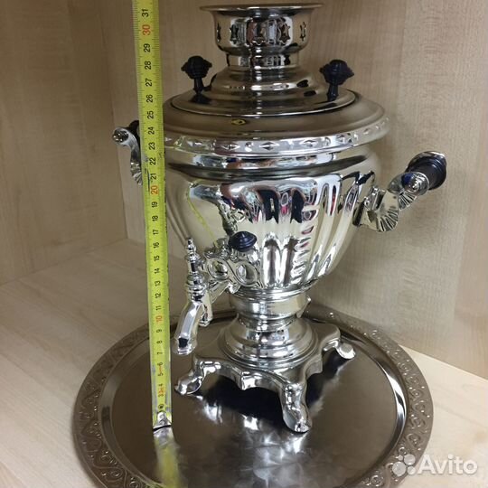 Самовар электрический 2л./поднос