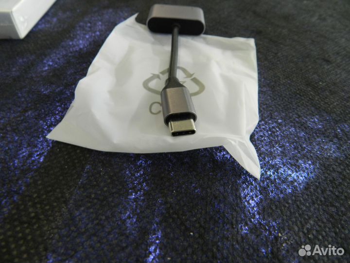 Переходник UGreen Type-C- Type-C/jack 3,5 (50596)