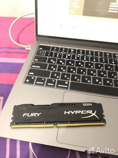 Оперативная память DDR4 HyperX Fury 16gb 3466мгц