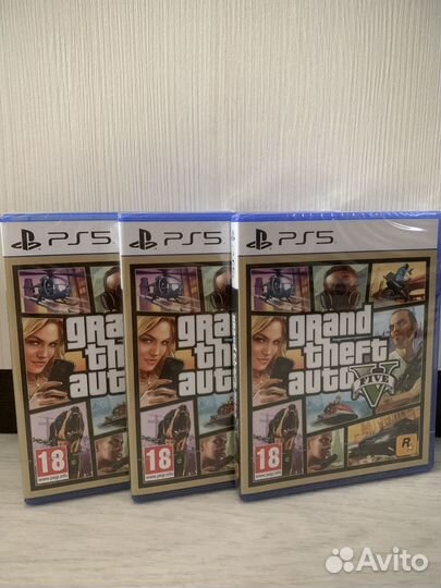 GTA V на PS5, новый, в пленке