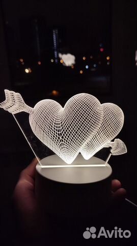 Романтический светильник/ночник - 