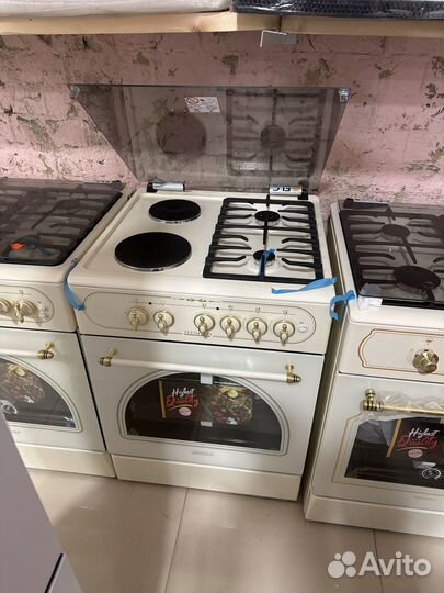 Плита газовая духовка электрич 2 камфорки элект