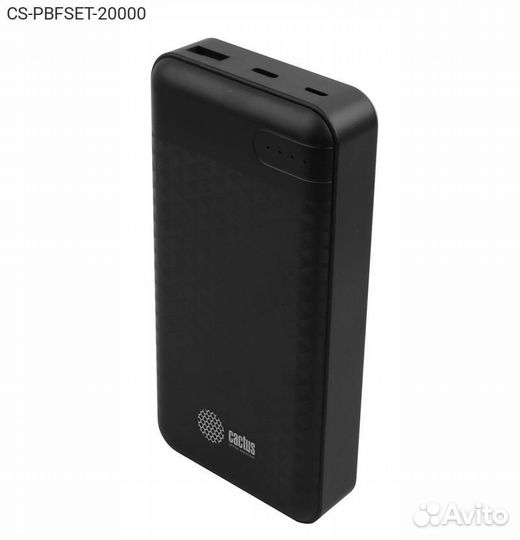 Портативный аккумулятор Power Bank cactus pbfset Ч