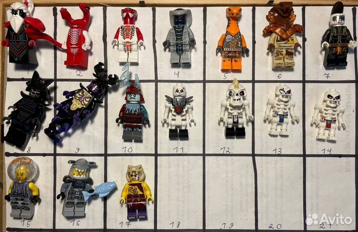 Lego Ninjago минифигурки