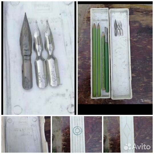 Ручка перьевая СССР в футляре