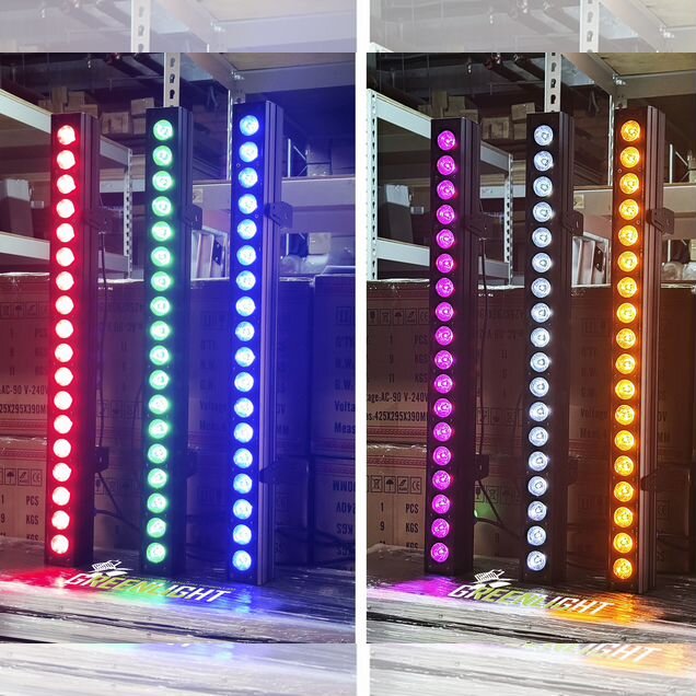 LED bar 18x15 rgbwA пиксельные, линзы 40м