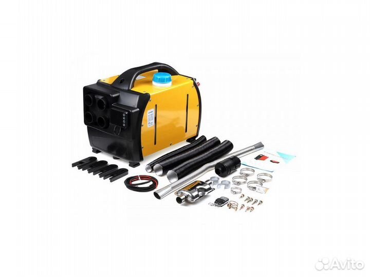 Воздушный автономный отопитель желтый