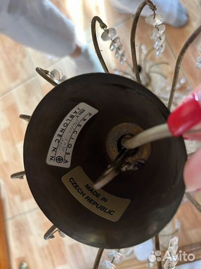 Люстра хрустальная чехословакия СССР