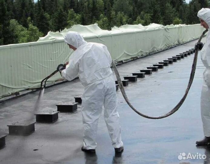 Гидроизоляция фундамента полимочевиной