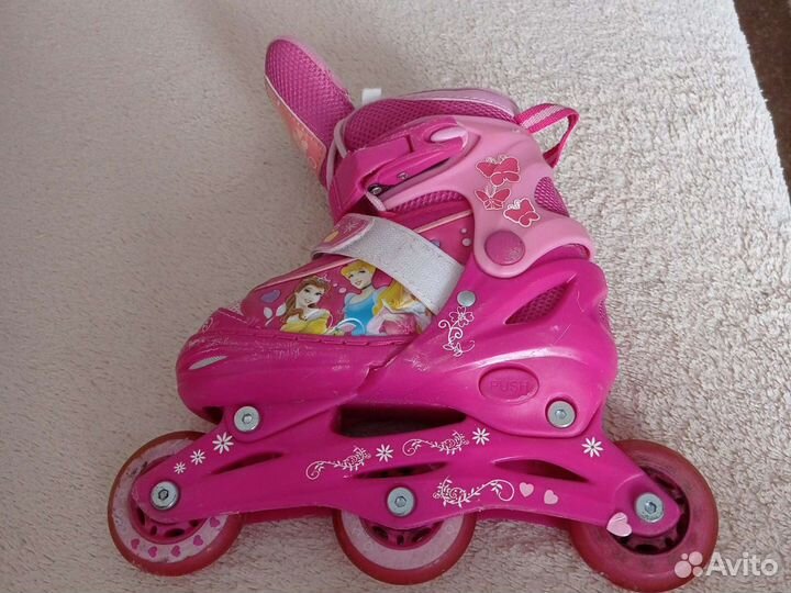 Роликовые коньки детские раздвижные