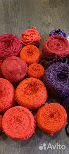 Пряжа нитки для вязания пакетом