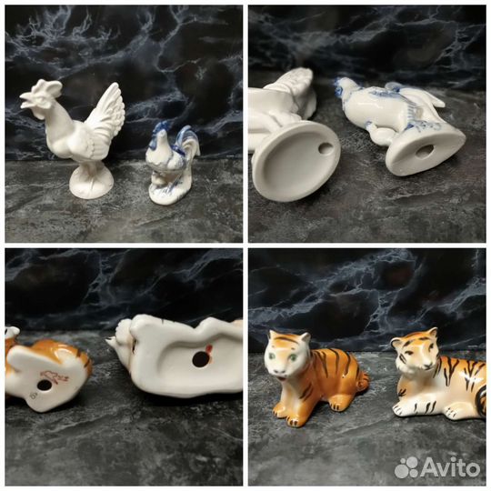 Статуэтки животных Дулево