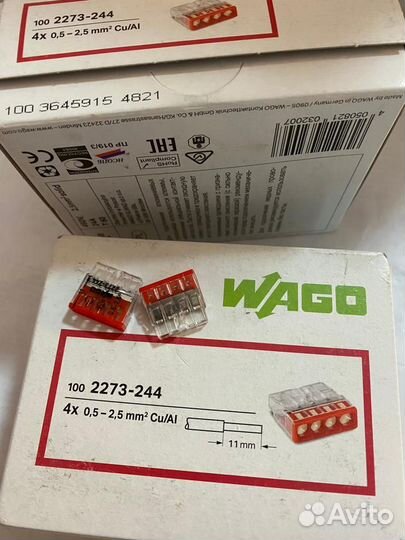 Ваги - wago клемники