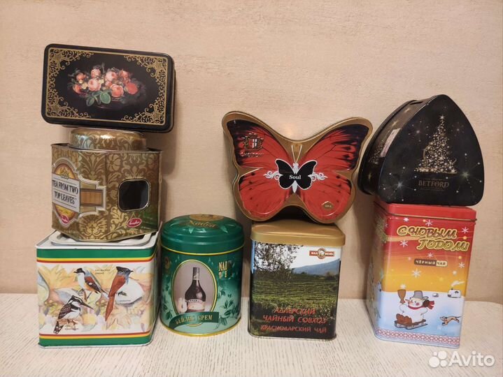 Металлические банки жестяные