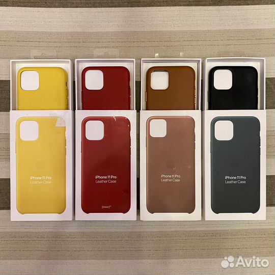 Оригинальные кожаные чехлы на iPhone 11Pro
