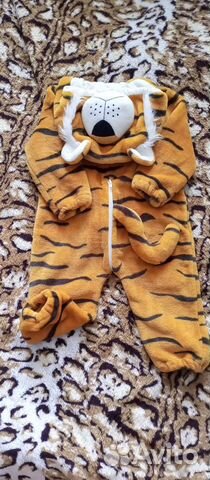 Тигр детский комбинезон для девочек и мальчиков