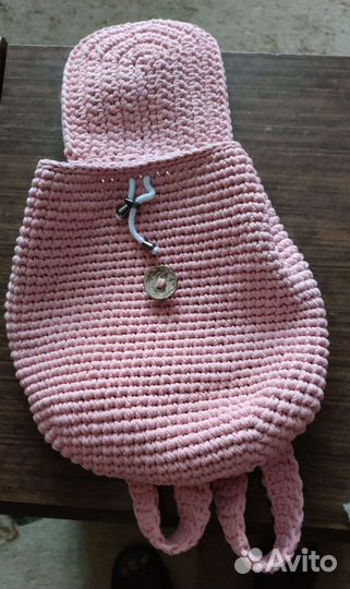 Рюкзак вязаный новый