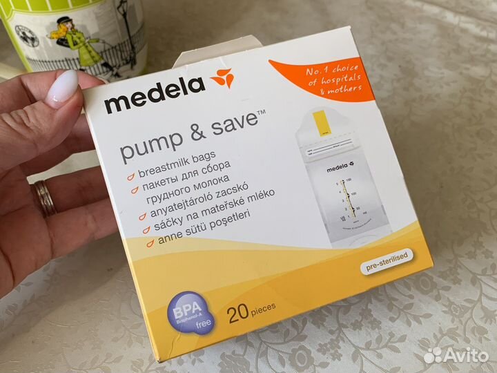 Пакеты для хранения грудного молока medela