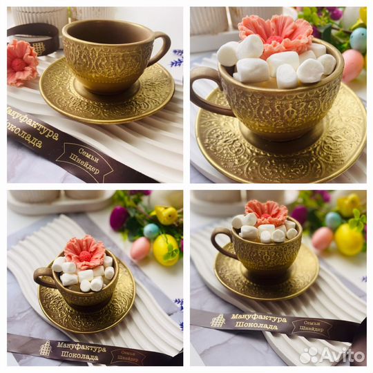 Шоколадные подарки и украшения на куличи