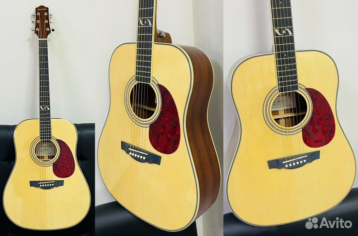 Гитара акустическая новая Naranda DG303 NA массив