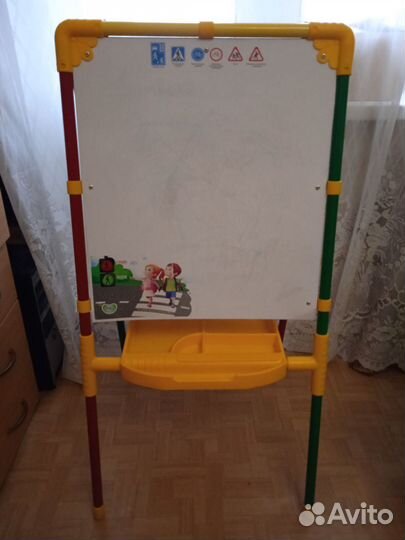 Мольберт для рисования напольный двухсторонний