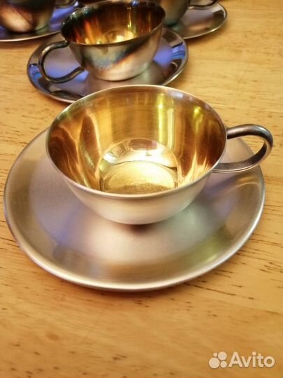 Кофейный набор из мельхиора. Винтаж