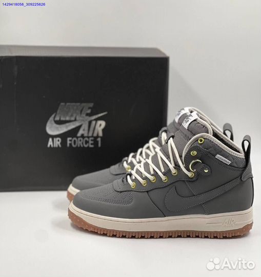 Кроссовки Nike Air Force 1 Duckboot (с мехом) (Арт.67815)