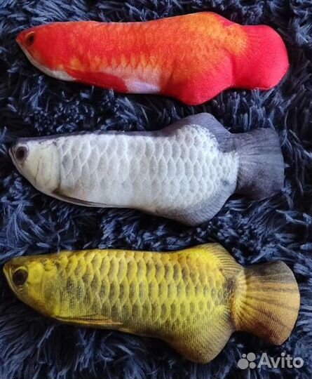 Мягкая игрушка имитация рыбы (антистресс)