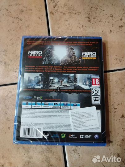 Новый диск Metro Complete Redux игра PS4