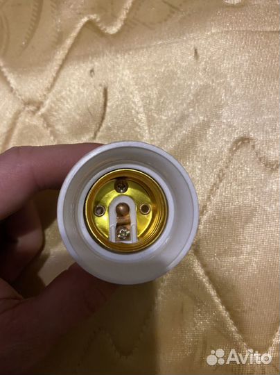 Переходник-вилка,патрон