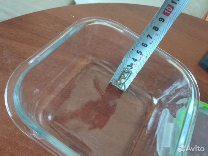 Контейнер стеклянный с крышкой