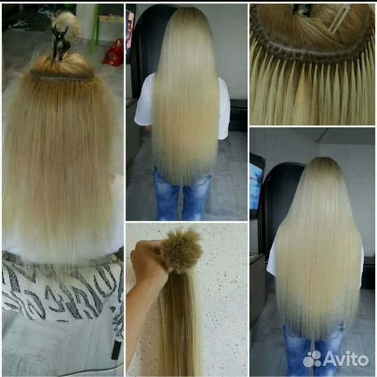 Наращивание волос, снятие, коррекция