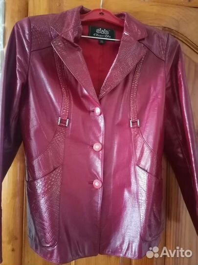 Куртка кожаная женская 46 48