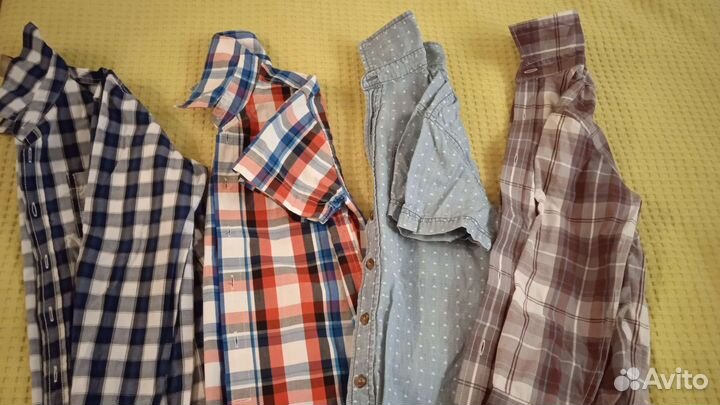 Рубашки для мальчика 8-10 лет