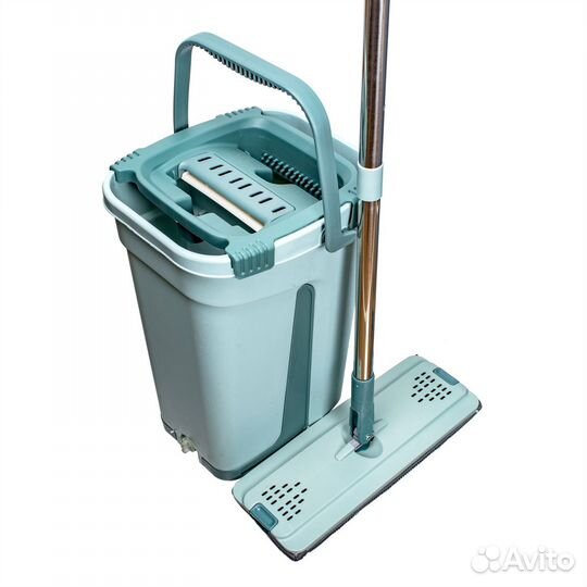 Швабра с отжимом и ведро