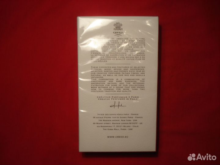 Парфюмерная вода Creed Silvеr Мountain Watеr 100мл