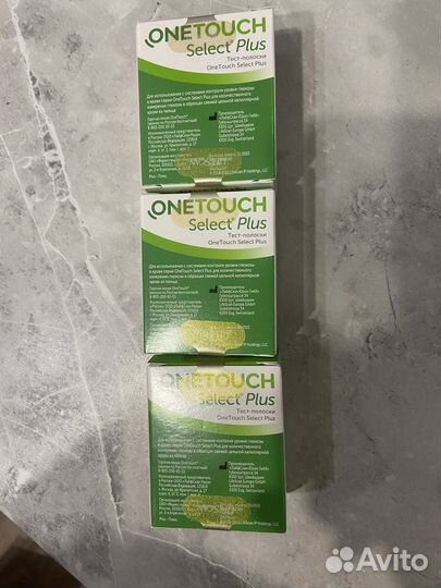 Тест полоски one touch select plus