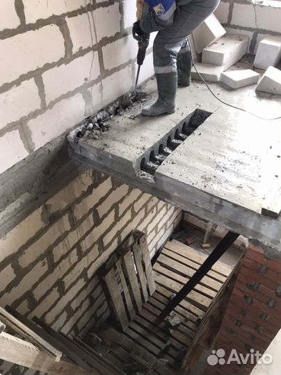 Алмазная резка бетона проемов