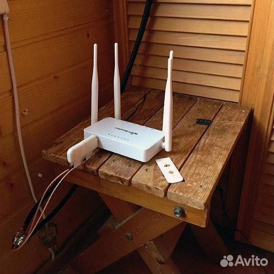4G модем и роутер, антенна, оборудование
