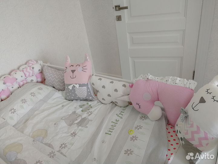 Бортики в детскую кроватку бу