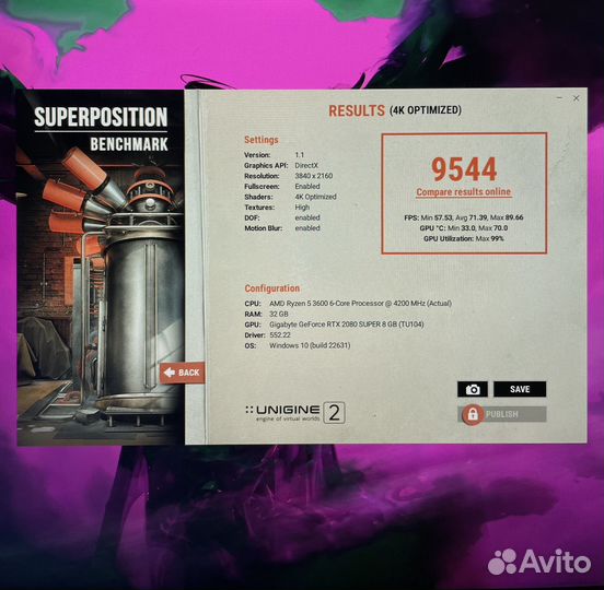 Gigabyte Aorus GeForce RTX 2080 Super 8G