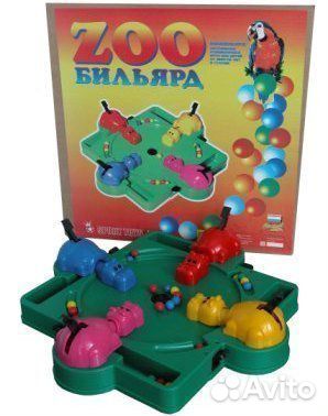 Игра Зообильярд Голодные Бегемотики