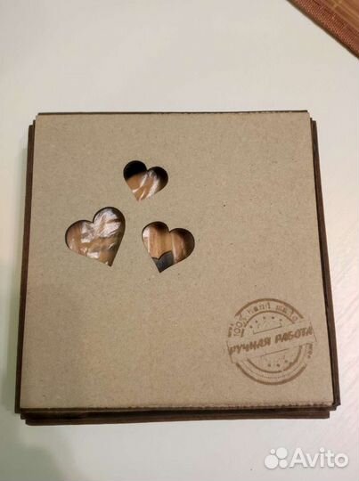 Ключница деревянная в подарочной коробке